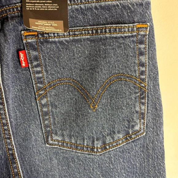 LEVI’S Sz 26 x 26 Jeans Wedgie Straight Vintage I spired Style High Waisted NEW - Picture 9 of 13